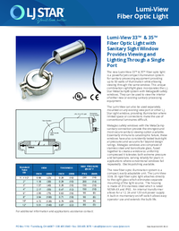 Thumbnail of document Data Sheet - Lumi-View 35™ Rigid Fiber Optic Light for Sight & Light Combo